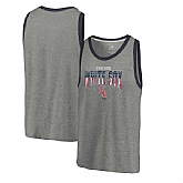 Chicago White Sox Fanatics Branded Freedom Tri-Blend Tank Top - Heathered Gray